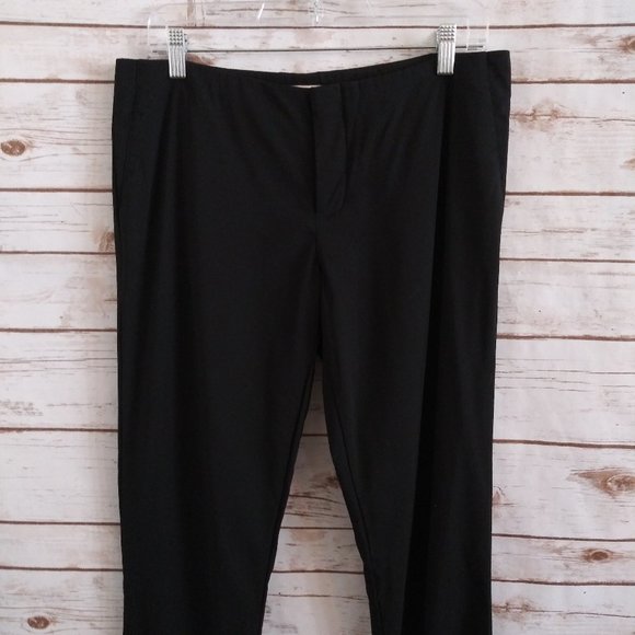 Helmut Lang Black Slim Fit Trousers 100% Wool sz 8 - Picture 3 of 9